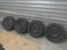GOLF 5,6,7, AUDI A3, ECC.. KIT 4 CERCHI IN FERRO + GOMME INVERNALI NUOVISS. + BU