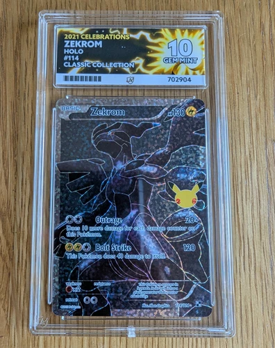 Pokémon TCG Zekrom 114/114 Celebrations Classic Collection Holo ACE 10 EN 2021