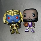 Lebron James 53 Goldar Funko Pop Lot Lakers Power Rangers NBA Saban Loose