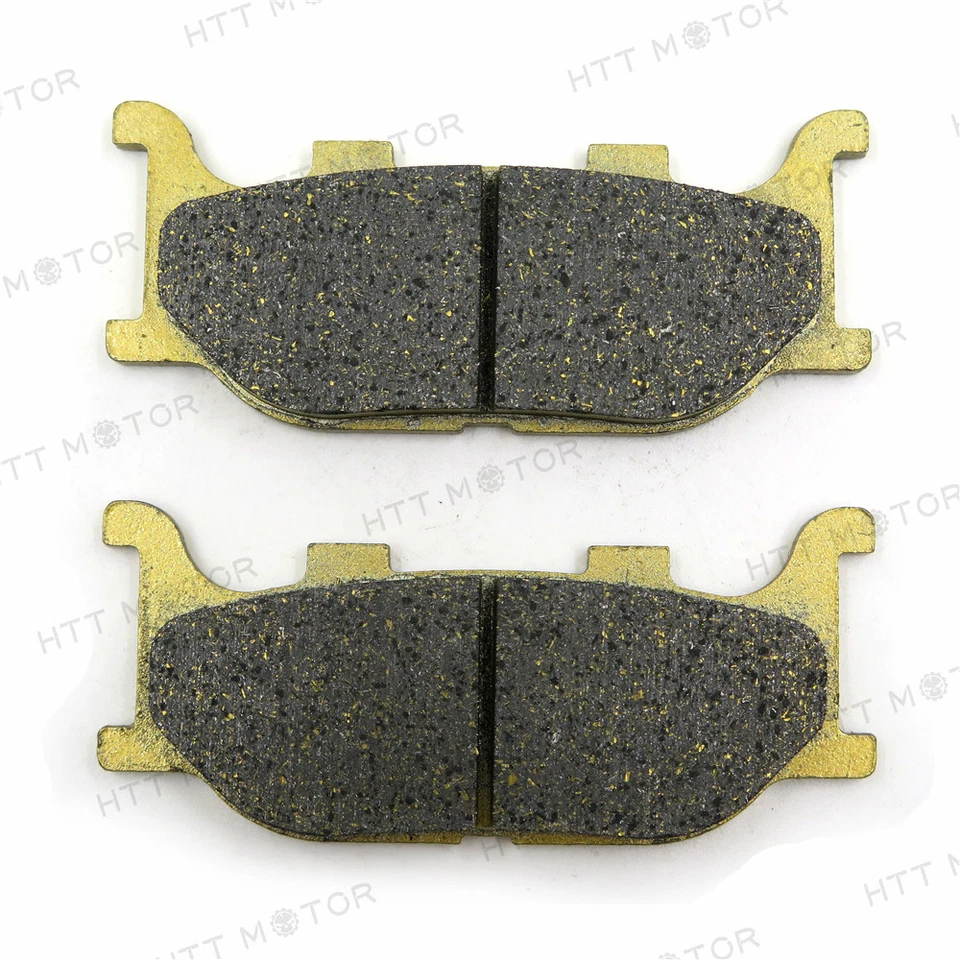 Juego de pastillas de freno de disco orgánicas delanteras HTTMT para Yamaha Road XV 250 Virago -FA199 Foto 3 de 4