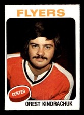 1975 OPC O-Pee-Chee Hockey #389 Orest Kindrachuk EX/MT *e2