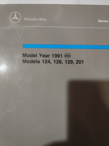 MERCEDES 124 126 129 201 CARS 1990 & 1991 ORIGINAL MERCEDES SERVICE MANUALS (2) - Picture 3 of 11