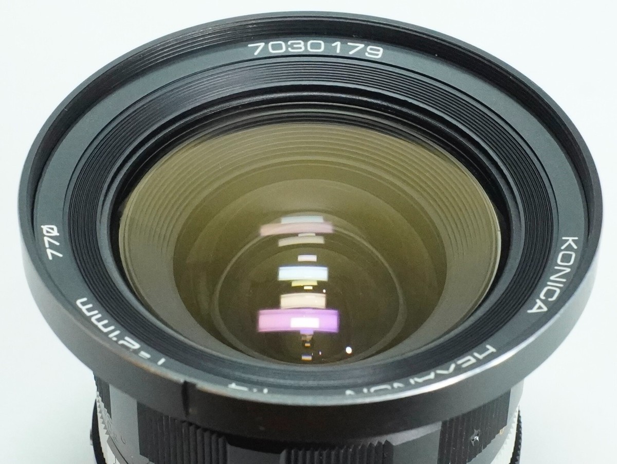 ⏯ [Near MINT +++] Konica Hexanon 21mm f4 Wide Angle MF Lens