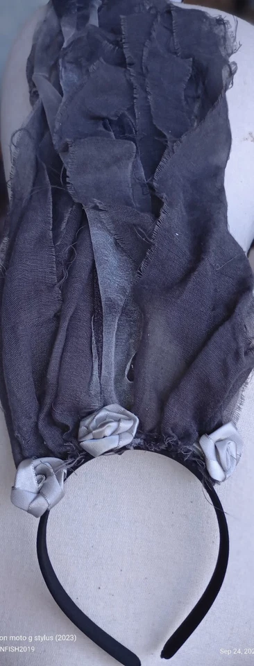 Divertido Mundo Zombi Cementerio Cuerpo Novia Vestido Disfraz Niños Talla Grande 10/12 Foto 2 de 4