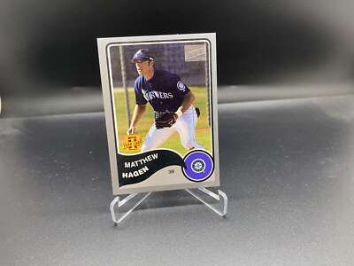 Matthew Hagen 2003 Topps Bazooka Silver Border #212 Mariners 1st EX-NM