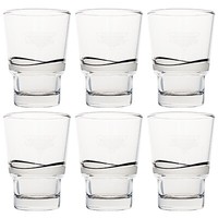 6X Vaihinger Glas Trinkglas 0,19 GläSer Saftglas Becher Schorle Saft Wasser