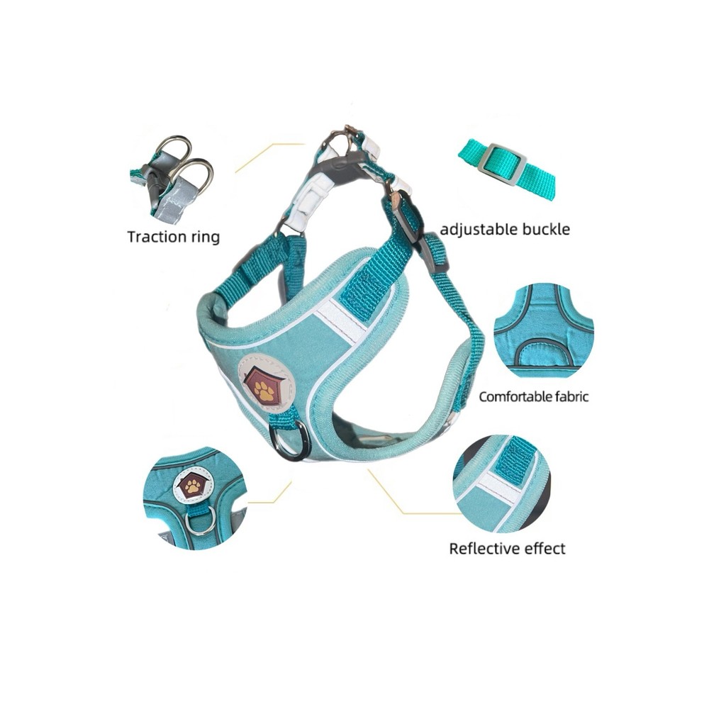 Dog Harness No Pull Reflective, S/M/L for Walking and Training