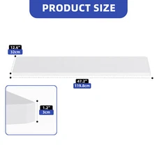 2-pcs Resin Storage Shed Shelves for 35CuFT Horizontal Garden Storage Waterproof