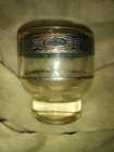 Vintage Gold Etched Low Ball Glass  — photo 1