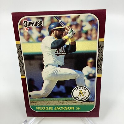 Reggie Jackson 1987 Donruss Opening Day #22 - Oakland A's HOF