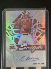 2022 Mosaic Scripts Rookie Auto Cody Wilson