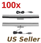 Voomwa Wired IR Infrared Ray Sensor Bar for Wii & Wii U Lot 1-5 + US Seller