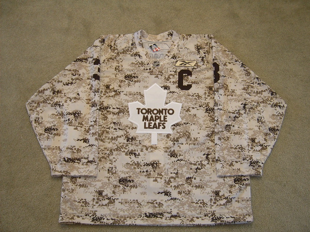 maple leafs camo jersey