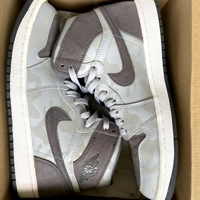 Nike Air Jordan 1 Retro High Premium Camo 3M | Wolf Grey | US 8.5