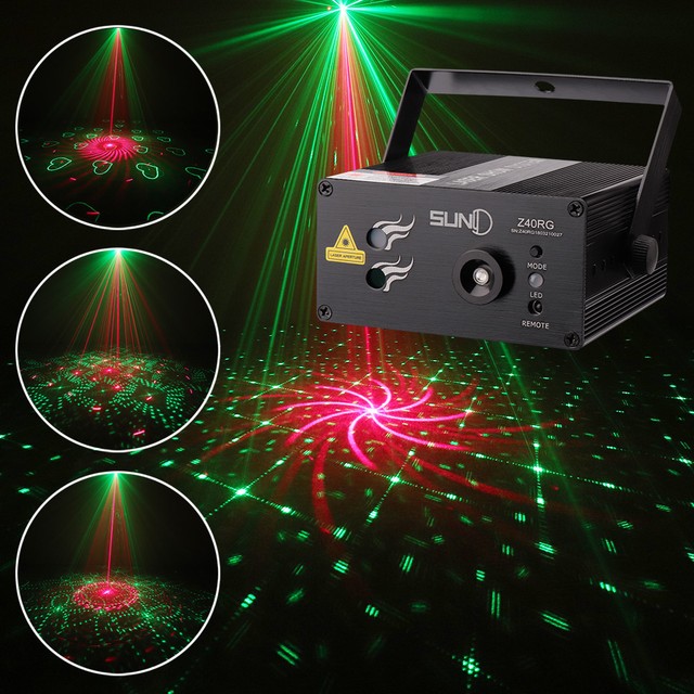 SUNY Laser Light Red Green Gobo 