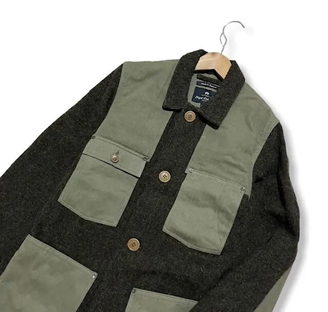 NIGEL CABOURN Harris Tweed duck coverall jacket size … Gem