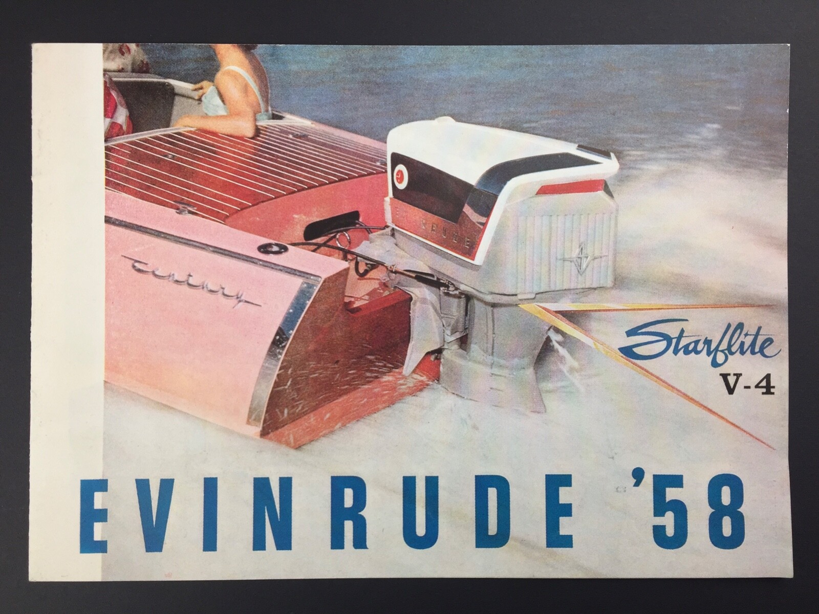 1958 Evinrude Outboard Boat Motor Catalog, 16 pages
