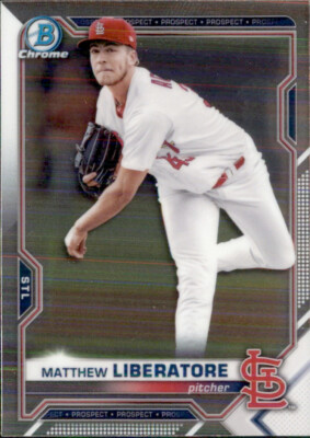 2021 BOWMAN CHROME ST.LOUIS CARDINALS - MATTHEW LIBERATORE #BCP-234