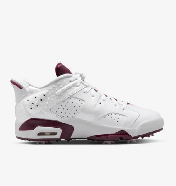 Jordan 6 Retro Low Golf White and Bordeaux Shoes DV6796-116 Size