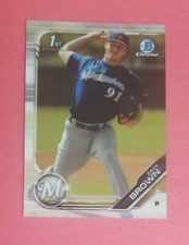 2019 Bowman Chrome Prospect 1ST BOWMAN Zack Brown #BCP-152 Brewers FREE SHIPPING