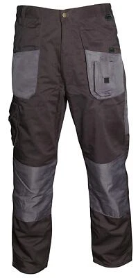 Blackrock Herren Arbeiter Holster Tasche Knieschützer Hose schwarz/grau