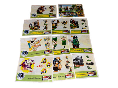 Beipackzettel BPZ - Satz Mission Maulwurf neutral Kinder Joy West EU