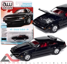 AUTOWORLD AWSP166A 1:64 1983 TOYOTA CELICA SUPRA (GLOSS BLACK)