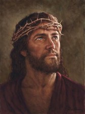 Ceramic Tile Mural Kitchen Backsplash - Thy Will Be Done - Jesus - Religious