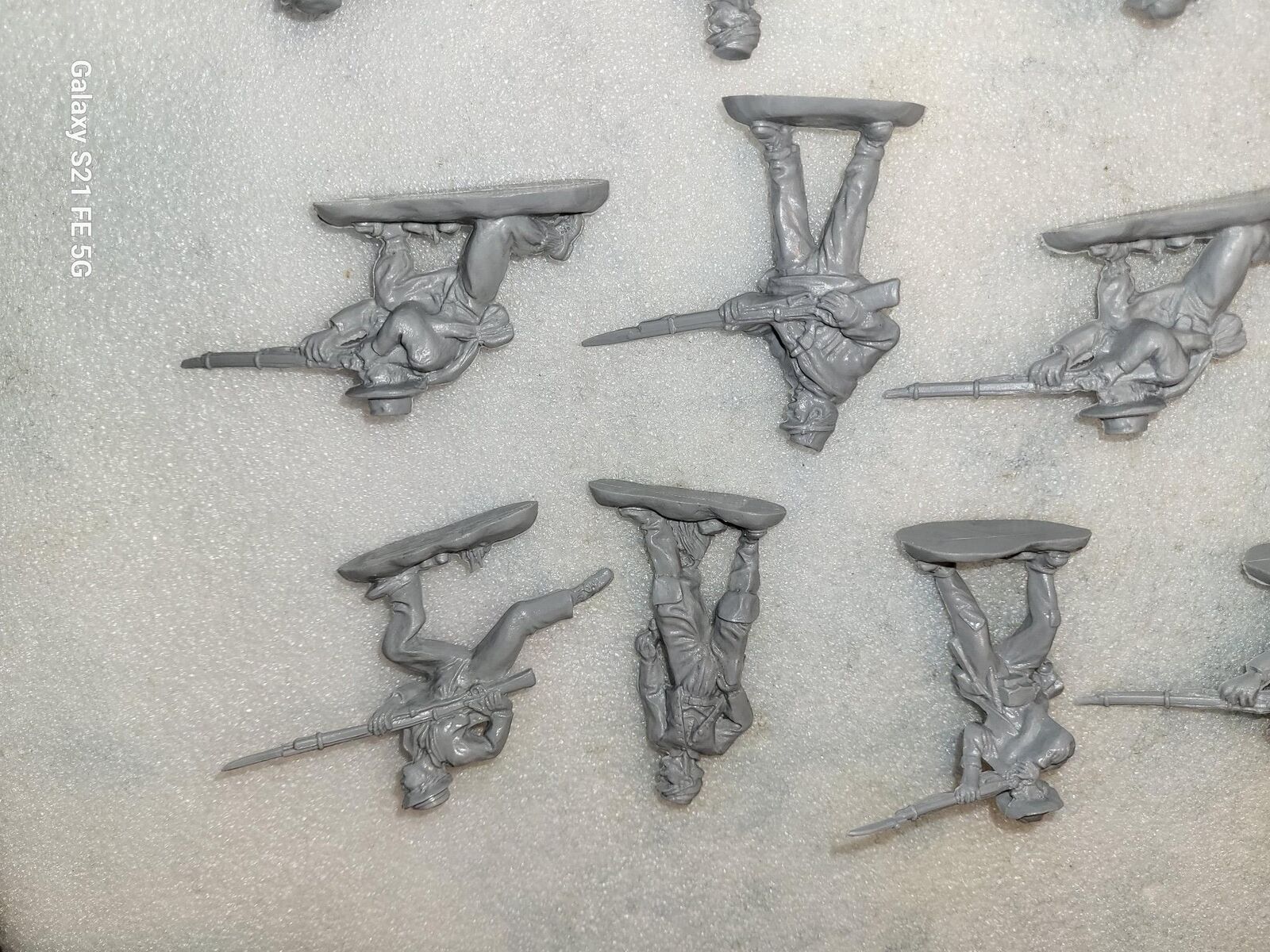 Marksmen Models Civil War Rebel Vets (18) Plastic Soldier Figures 54mm