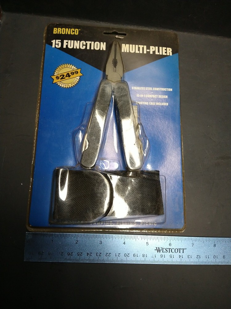 multi tool knife pliers Bronco New Old Stock