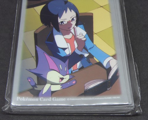Japanese Pokemon Center & Animite Cheren Purrloin Card Sleeves Set (64 pcs) - Picture 6 of 8