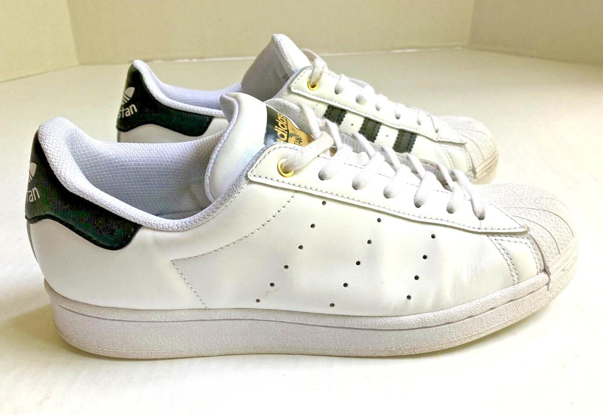 Adidas Originals Superstan Smith Shoes Mens Sz 7 White Gold Super