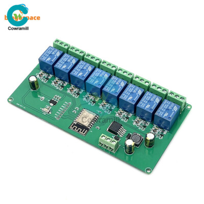 DC 7-28V / 5V ESP8266 WIFI 8 Channel Relay Module ESP-12F Development Board