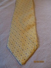 Brooks Brothers Yellow Silk Neck Tie
