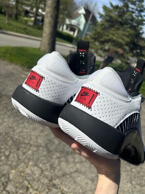 Size 13.5 - Air Jordan 35 Low White Black for sale online | eBay