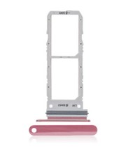 Replacement Dual Sim Card Tray Compatible For Samsung Galaxy Note 10 Aura Pink