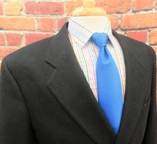 42 L- JOS. A. BANK 100 WOOL SPORT COAT BLACK HERRINGBONE