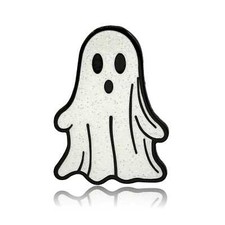 Ghost Glitter Enamel Pin