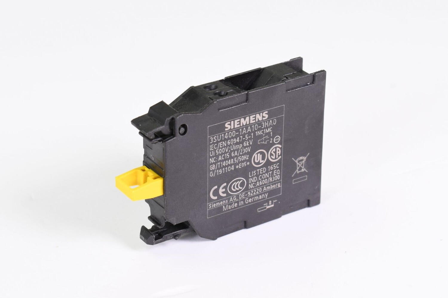 SIEMENS 3SU1400-1AA10-3HA0, Contact module, E05
