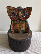 Mosaic Owl Ornament