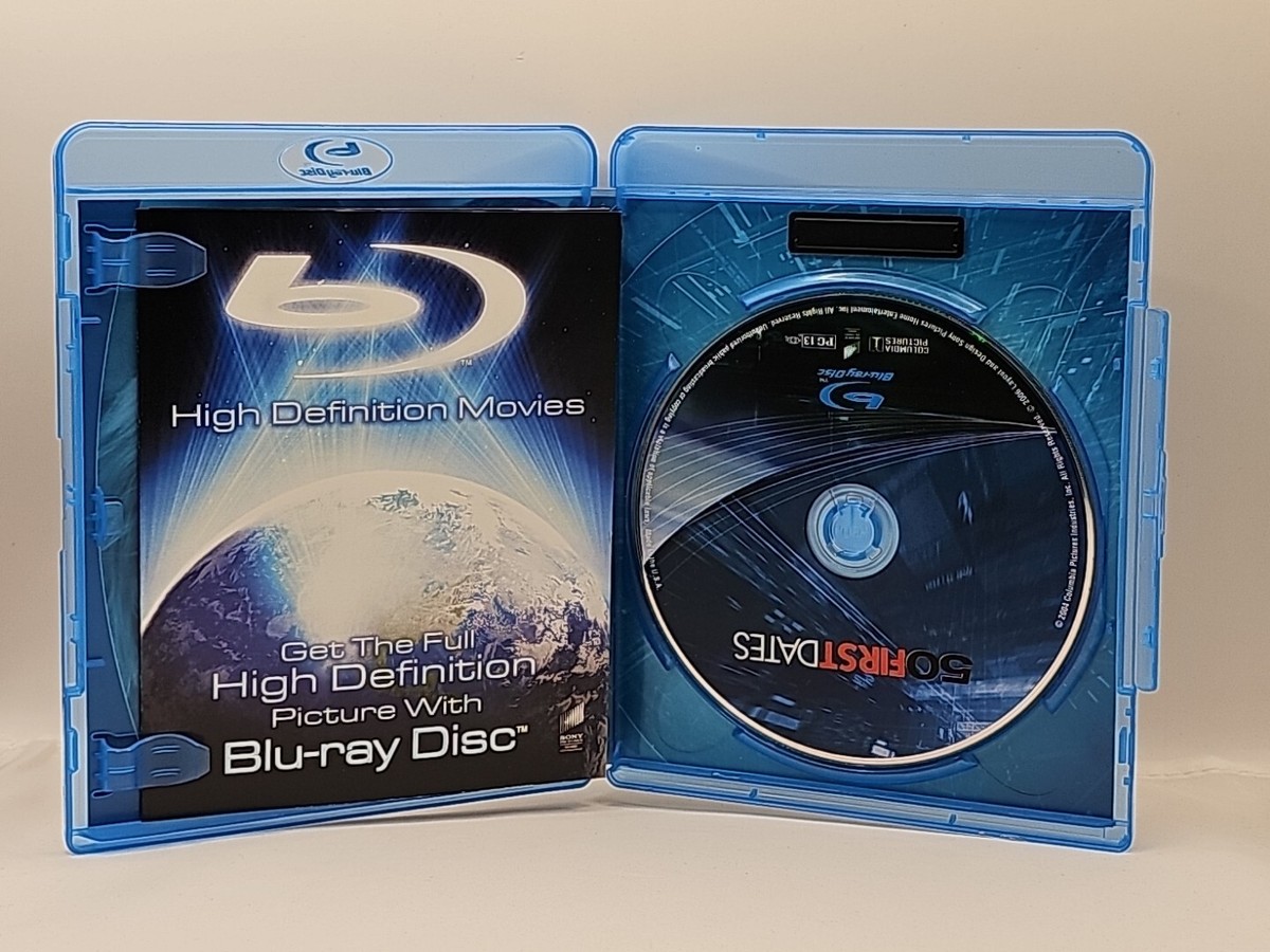 50 First Dates (2004 Blu-ray) Adam Sandler Drew Barrymore
