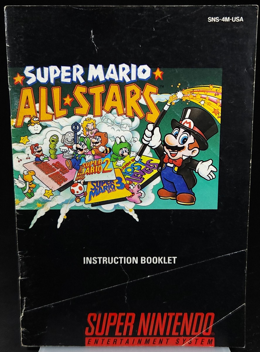 Super Mario All-Stars | Super Nintendo | SNES | Original | SNS-4M
