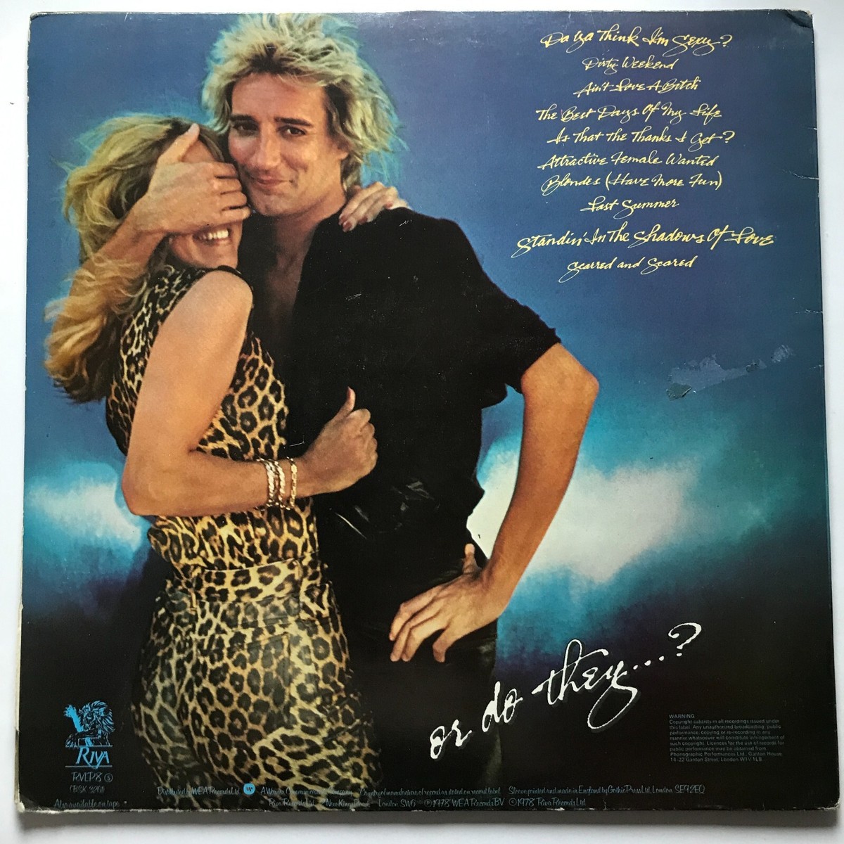 英LP Rod Stewart Blondes Have More Fun UK Rod Stewart Blondes have more fun 1978 Vinyl LP UK RVLP8 | eBay