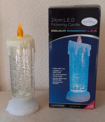 24 cm LED FLACKERNDE KERZE