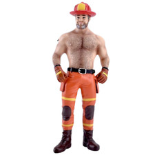 December Diamonds Fireman Bear Poke the Bear Ornament 55-55345