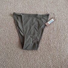 Skims Khaki Fits Everybody String Bikini, Size XXS NWT
