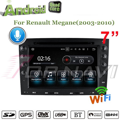Car DVD Player For Renault Megane 2003-2010 Android 13.0 GPS Navigation Stereo - Picture 8 of 9