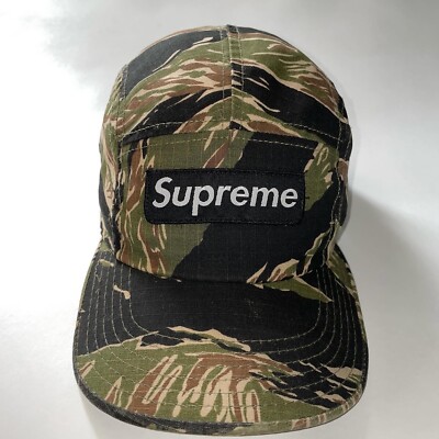 Supreme 2000s Tiger Camo Camp Cap Hat | eBay