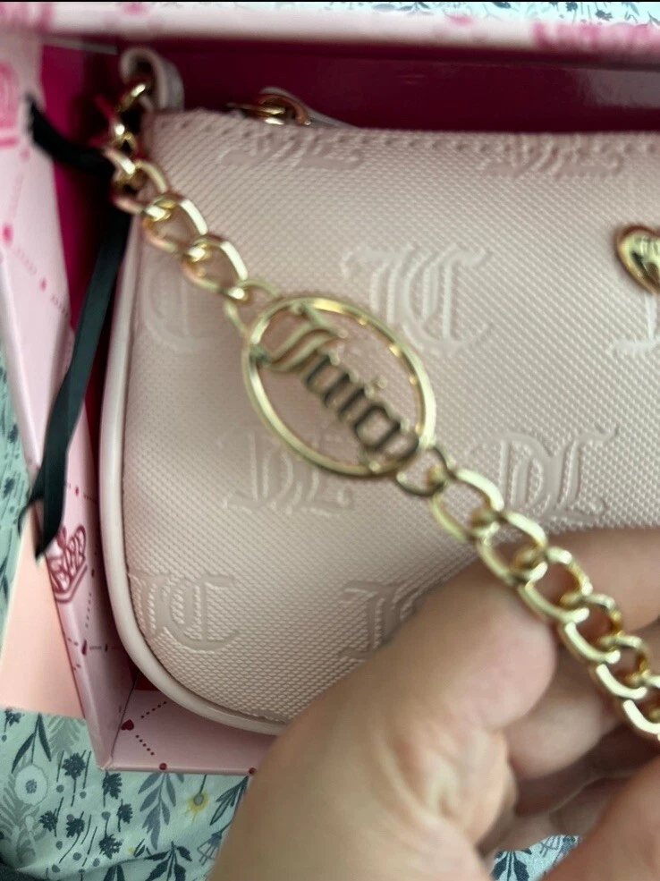 Mini borsa a tracolla Juicy Couture rosa bambino