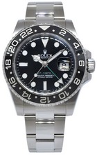 Rolex GMT-Master II Steel Ceramic Black/Green 40mm Watch Scrambled 116710 2